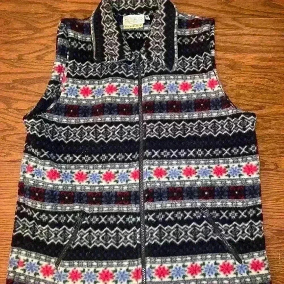 VINTAGE Cambridge Dry Goods Malden Mills Women’s MEDIUM  Polar Fleece Sweater - Picture 2 of 10